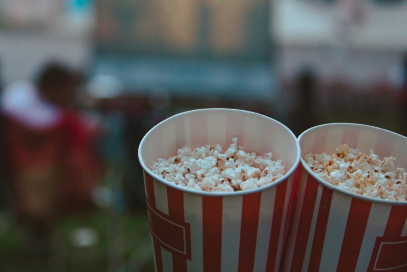 movies, cinema, popcorn