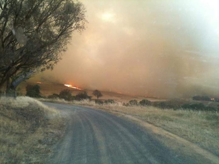 Cobbler Road bushfire near Yass