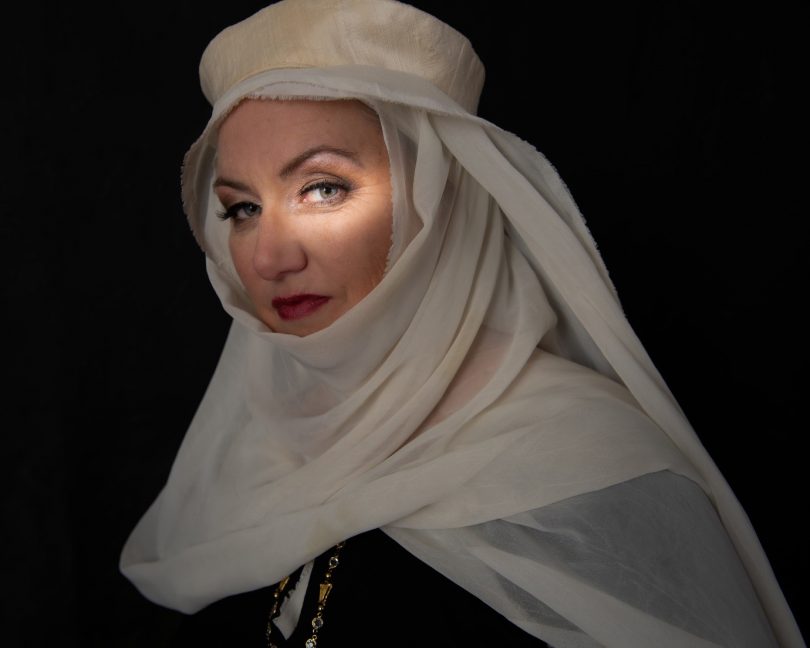 Woman in veil