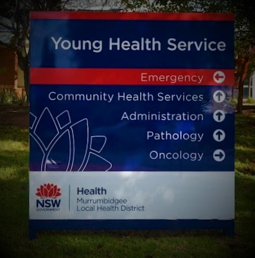 Young Health Service sign