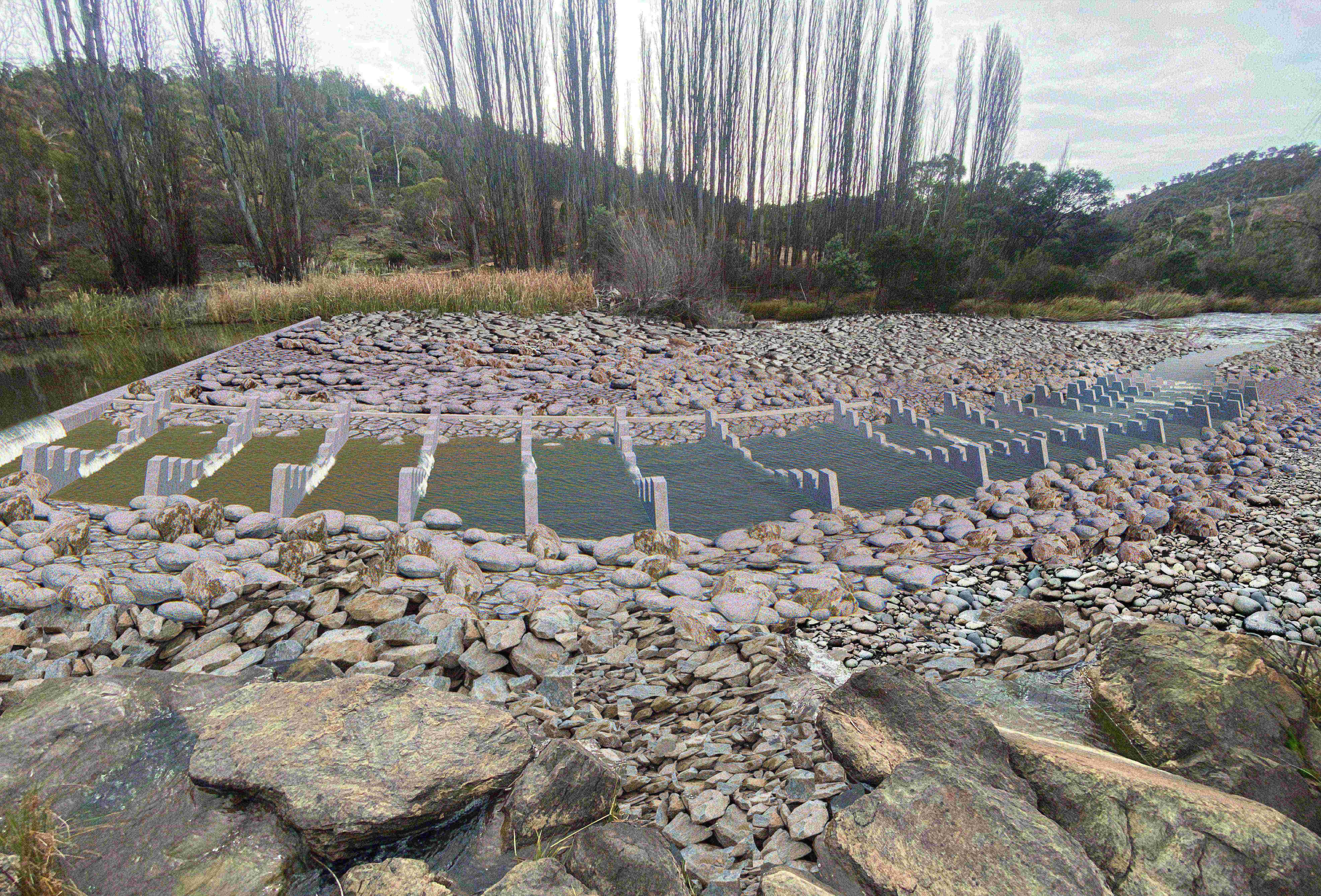 Cooma's ageing weir and fishway to be replaced to improve water for people, native animals alike