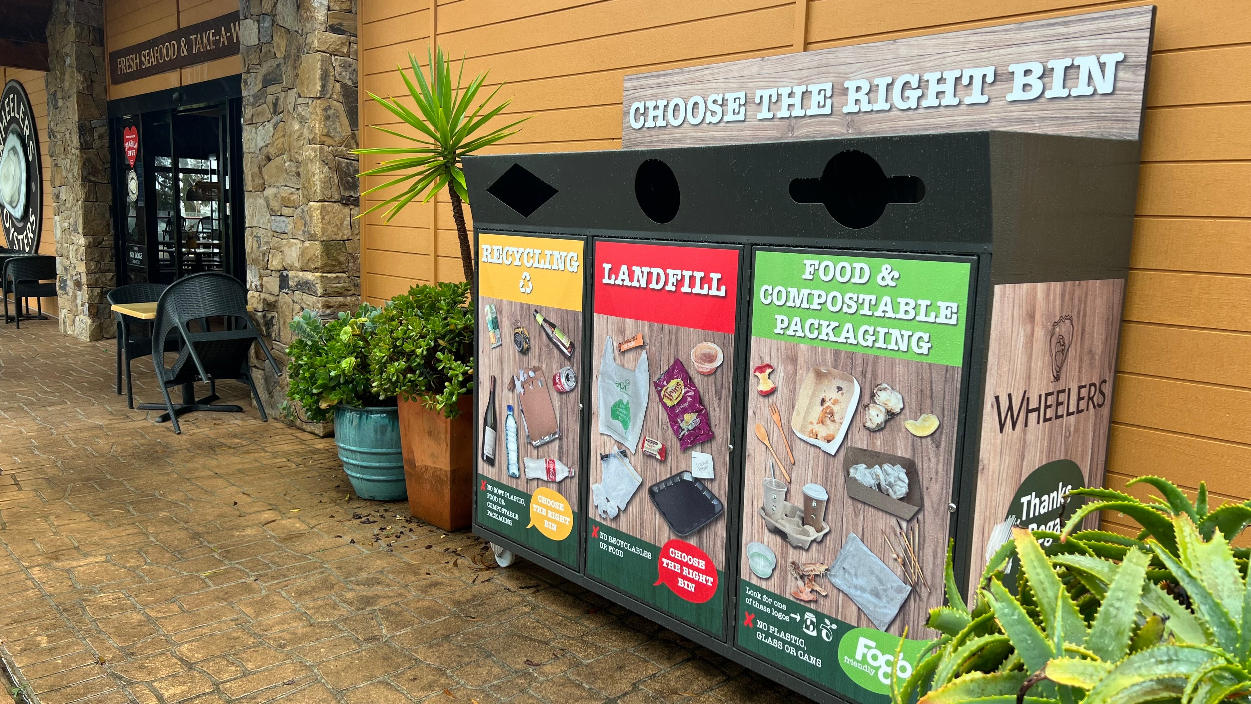 Nation-first trial of public bin for organic waste launches in Pambula