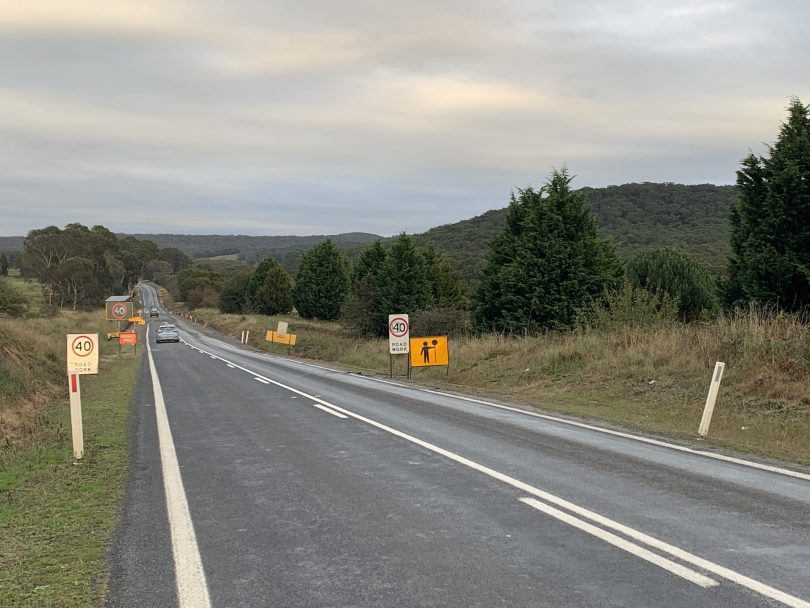 Road works on the Kings Highway