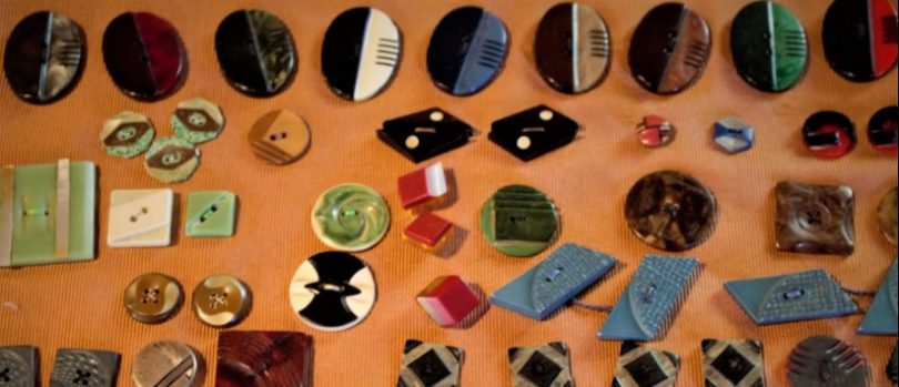 Jackie Fox's Button Collection