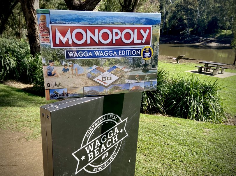 Wagga Monopoly board 