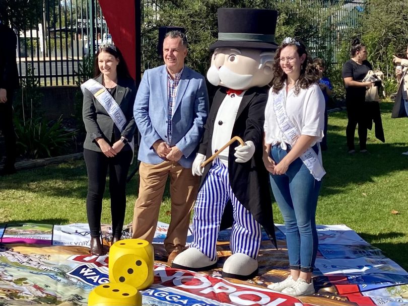 Launch of monopoly Wagga