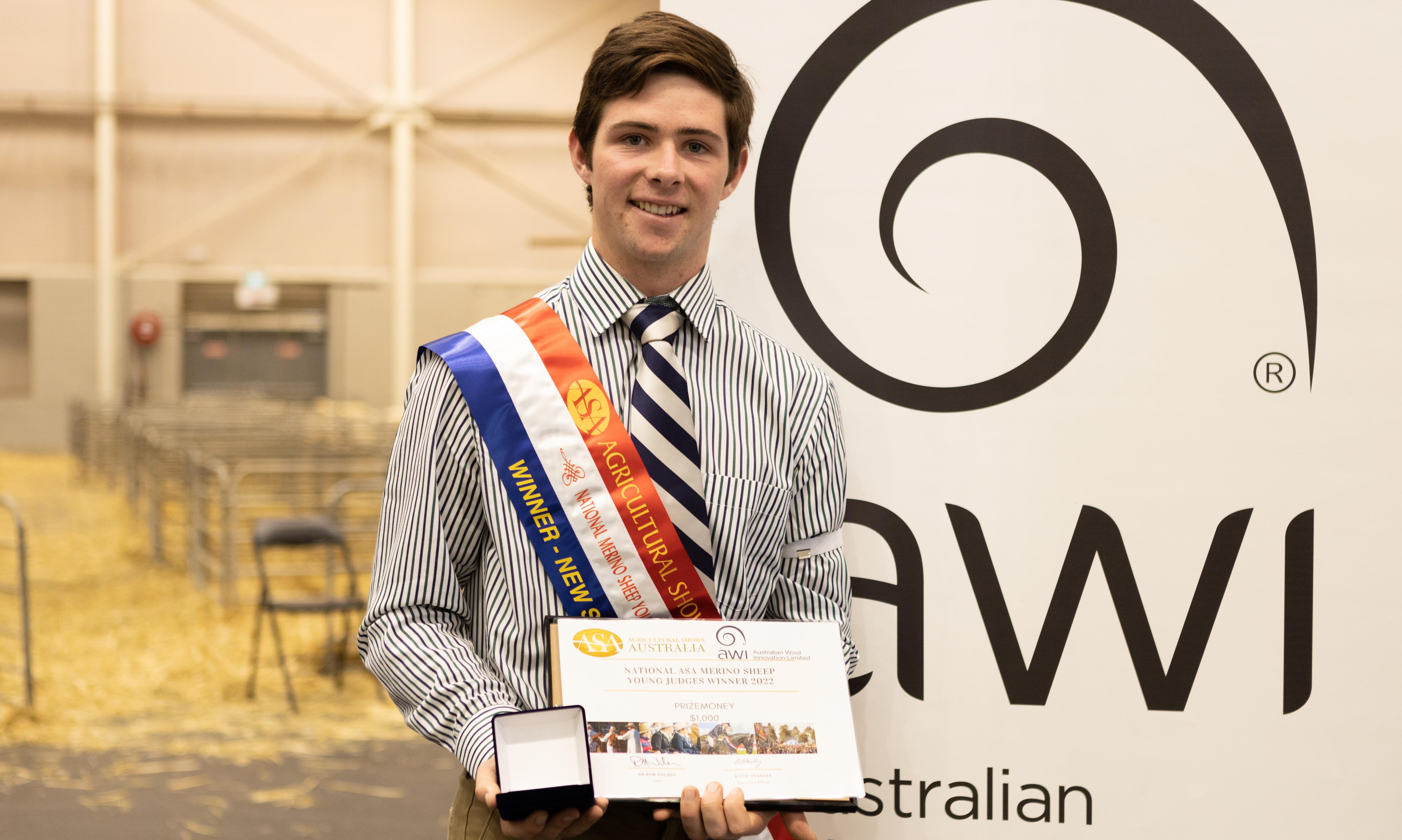 Harden lad the nation's best young Merino judge