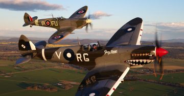 Historic warbirds on commemorative mission in museum's Anzac Day salute
