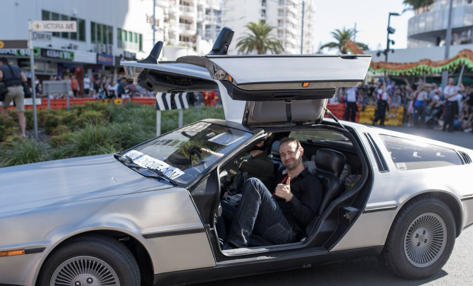 Meet the Canberra filmmaker taking his DeLorean back to the future by going electric