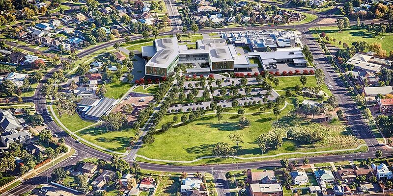 Griffith hospital aerial view