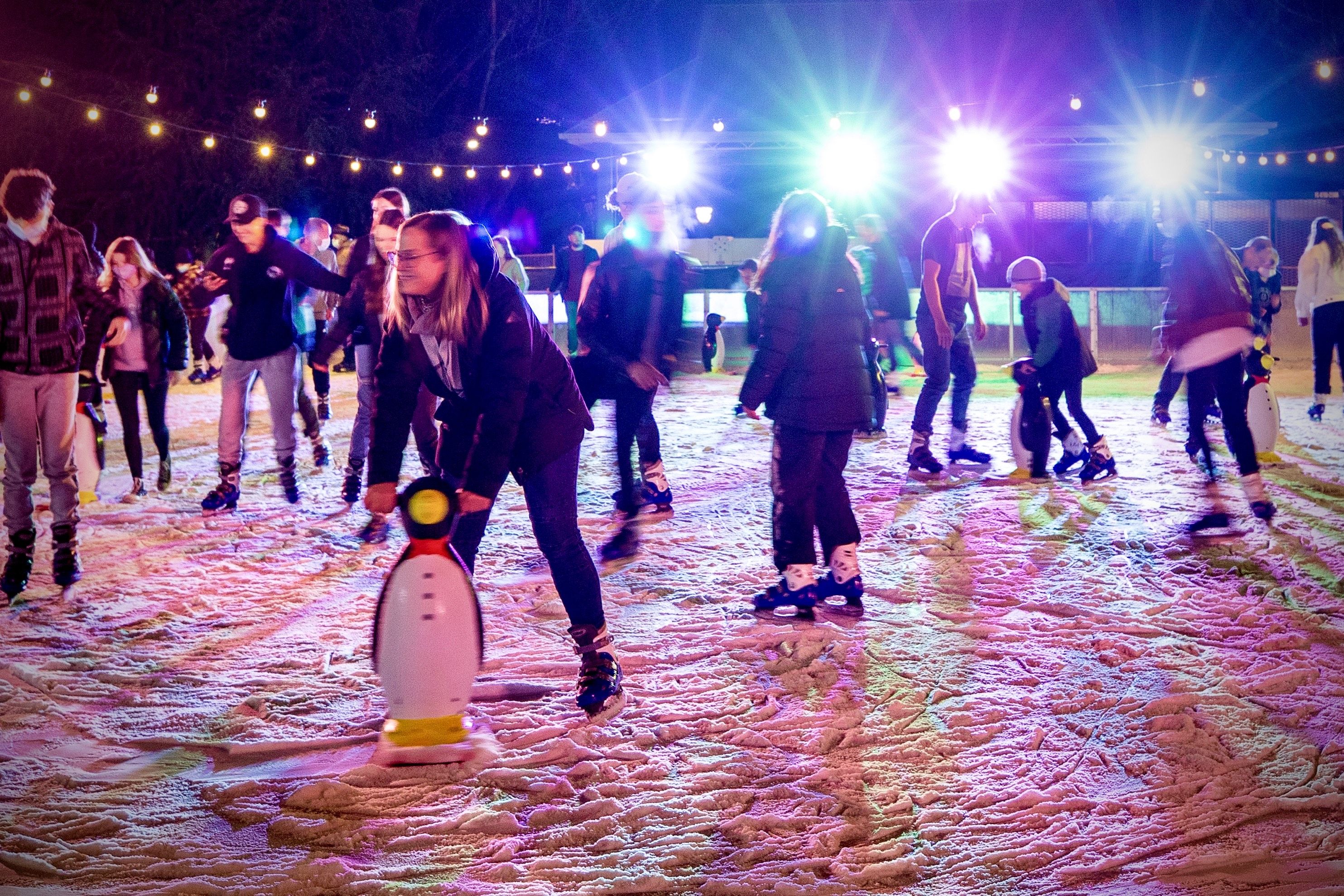 outdoor ice skating rink