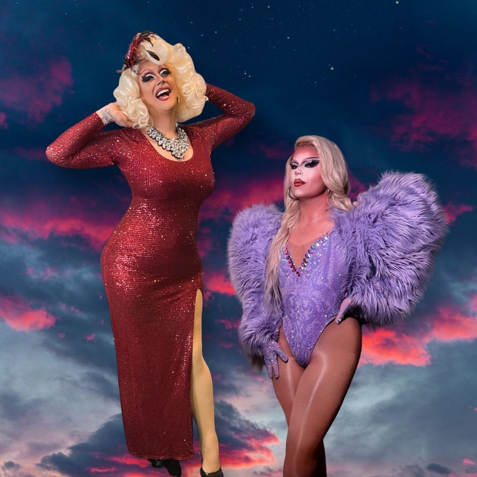 drag queens Roxee Horror and Ellawarra