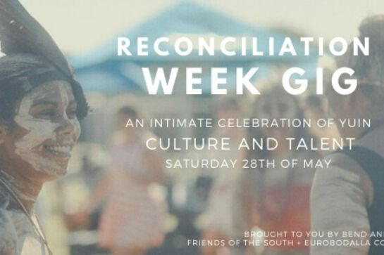 Flyer for Reconciliation Week gig