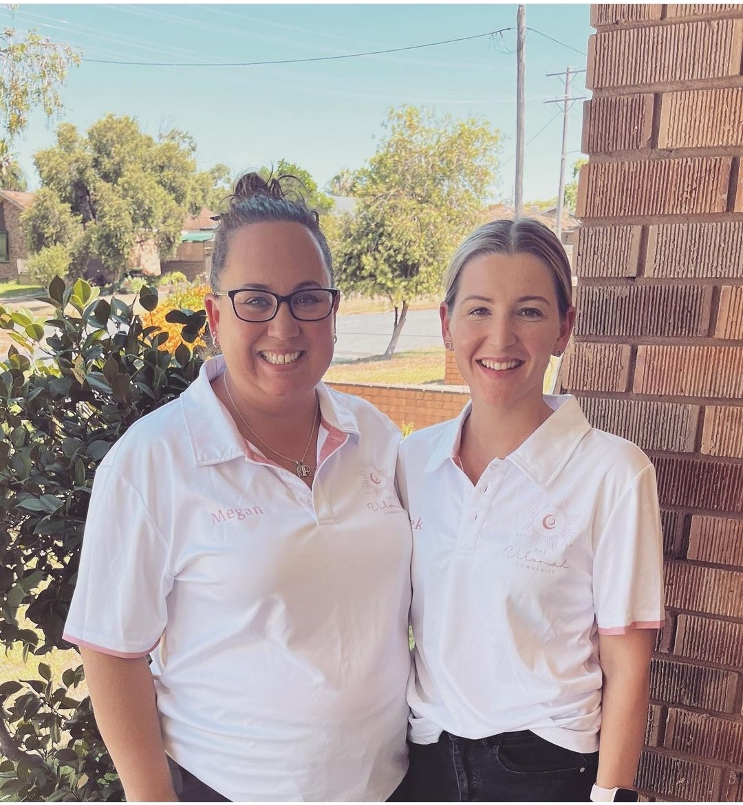 Megan Gaffney (left) and Rebekah Post (right), founders of local Wagga not-for-profit The Vilomah Group. Photo: Supplied.