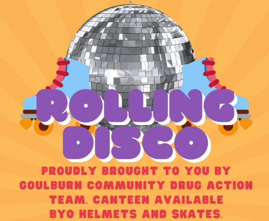 flyer for rolling disco