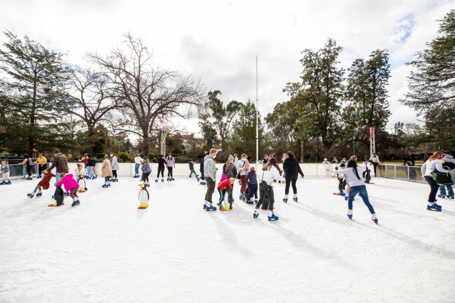 outdoor ice skating