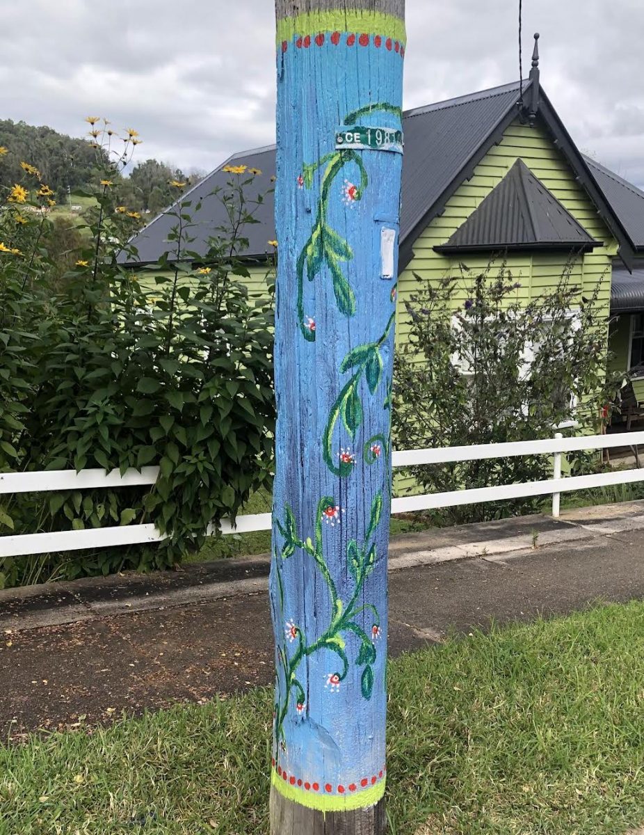 Painted pole 