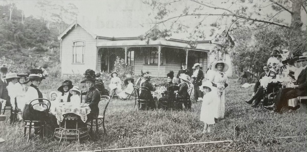 A garden party at Tilba Tilba for Anglican Bishop of Goulburn 1913