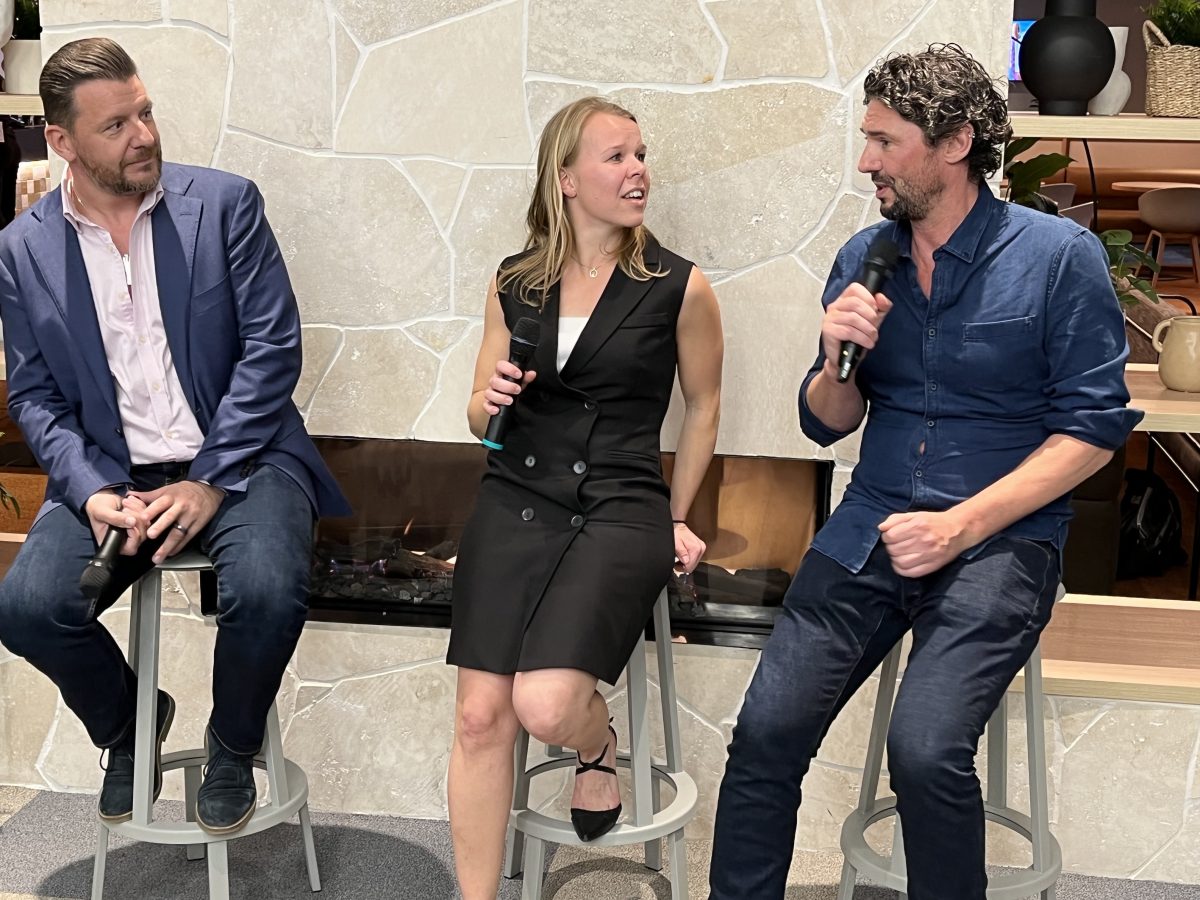 Club Malua operations manager Manuela Littek has a fireside chat with celebrity chefs Manu Feildel and Colin Fassnidge.