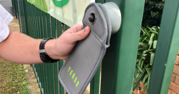 Mobile phone pouches free up Yass High School students to connect in a different way