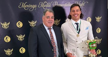Raiders prop Joe Tapine wins the Meninga Medal in a canter ahead of Jack Wighton and Hudson Young