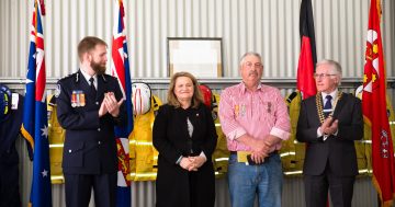 Wallaroo firefighter honoured for 53 years' service as volunteer