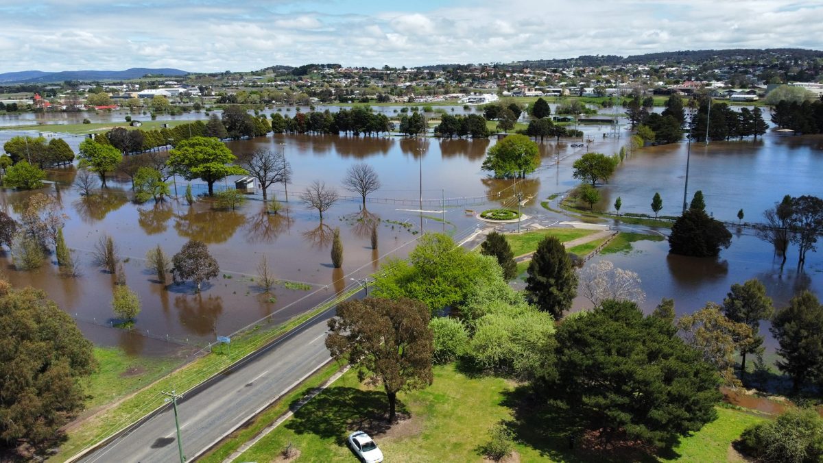 Flooding in Eastgrove, Goulburn