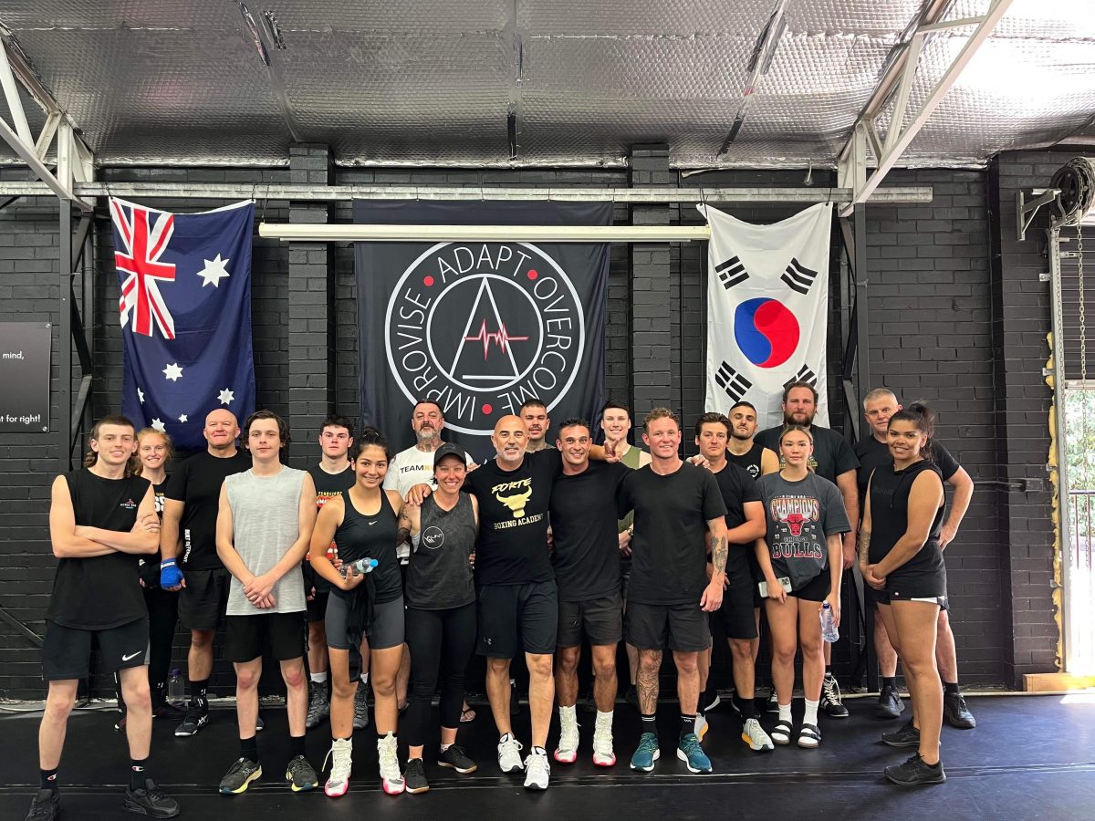 Boxing camp group