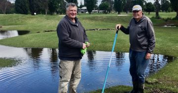 Detective work silver lining to flooded golf course