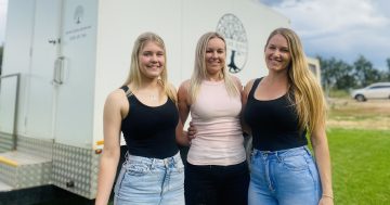 Griffith trio flushed with success of 'girlie' five-star portable toilet business