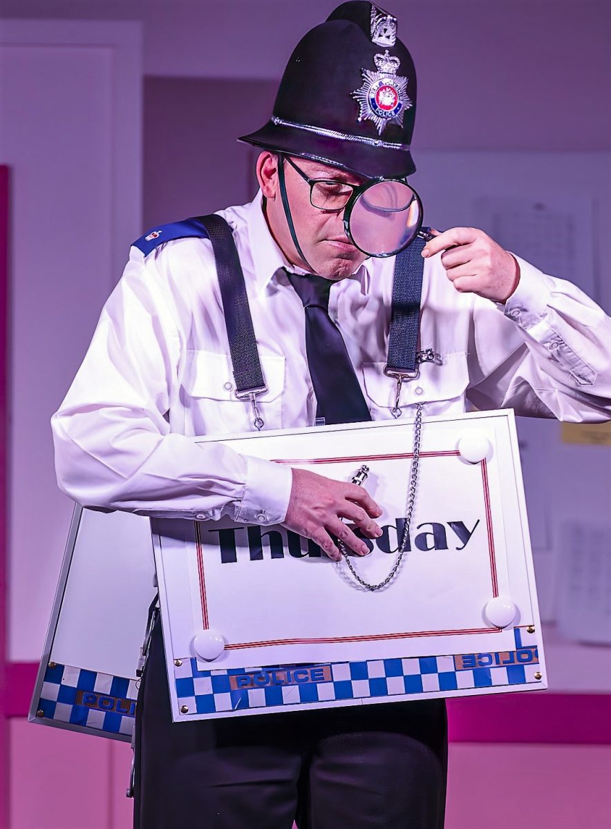 James Gillett as the policemen