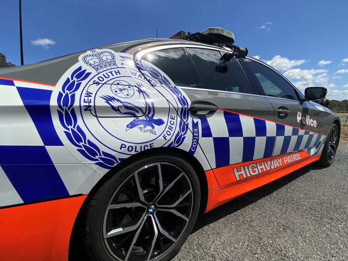 highway patrol car