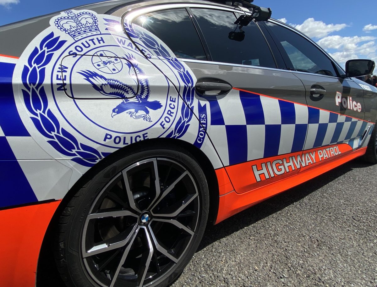 NSW Police highway patrol vehicle