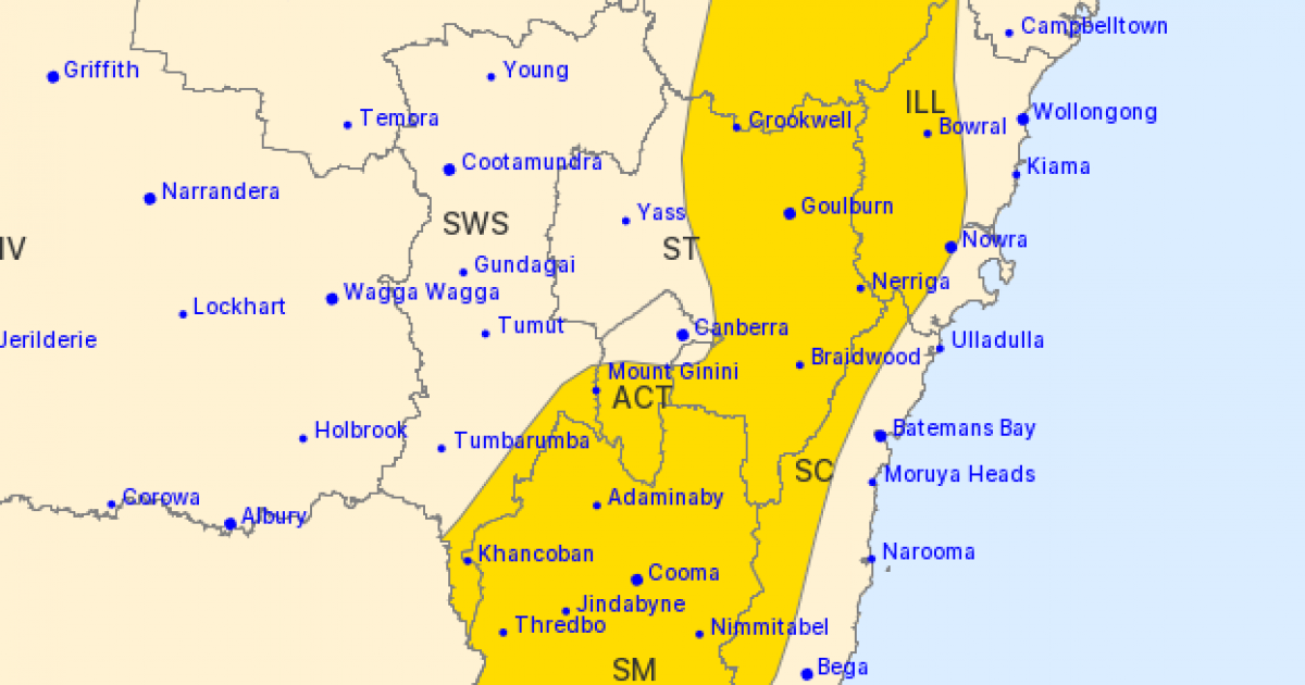 Damaging winds warning for ACT and southern NSW with more storms ...