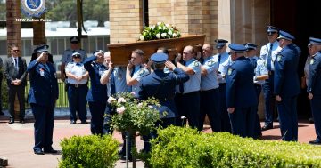Hero sergeant who saved son near Narooma is farewelled at funeral