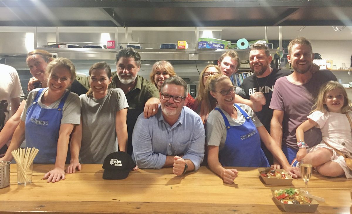 Matt Preston, Manu Feildel, Gary Mehigan and the Eastwoods team