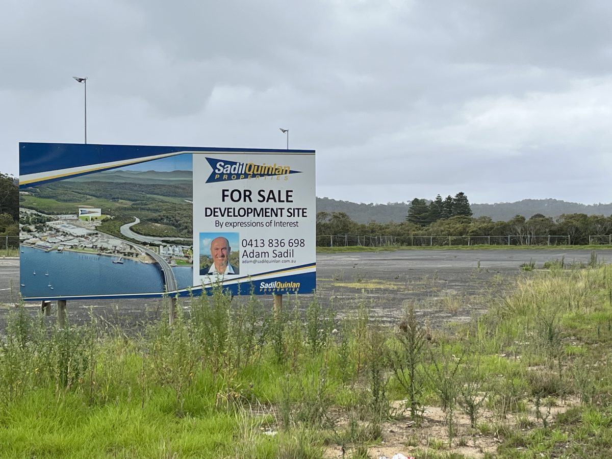 The former Batemans Bay bowling club site.