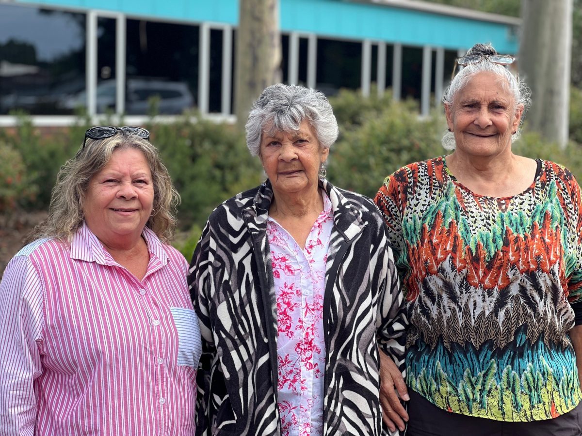 Mary Brierley, Maureen Davis, pictured with Aunty Doris Moore