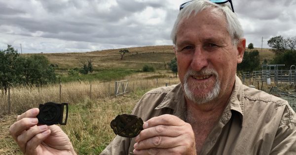Quite the catch: Currawang’s mining era yields cricket buckles, bottles and coins