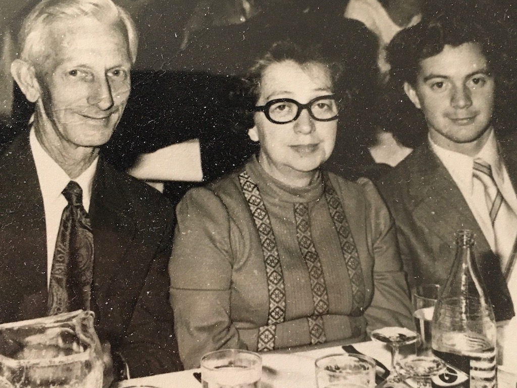 Group sitting at a table.