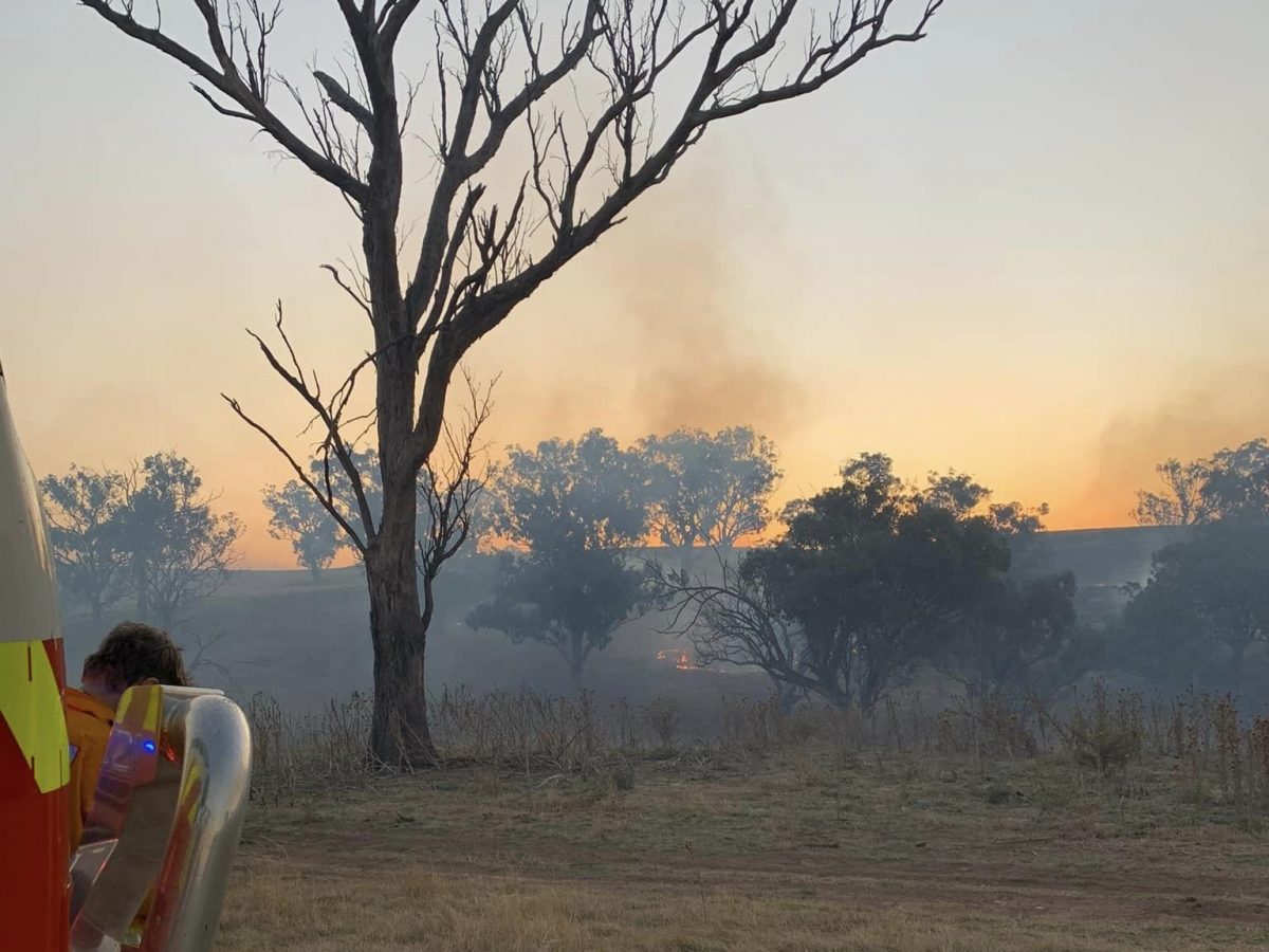 Fire near Wee Jasper