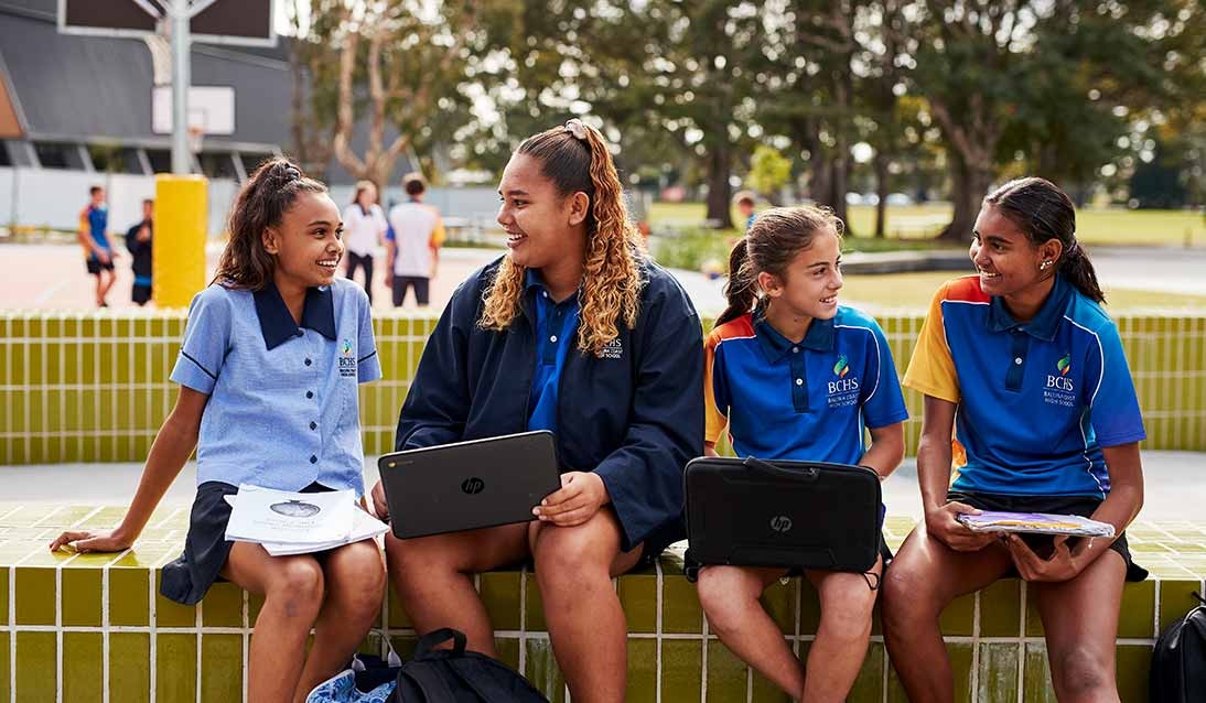 Mobile phone pouches free up Yass High School students to connect in a  different way