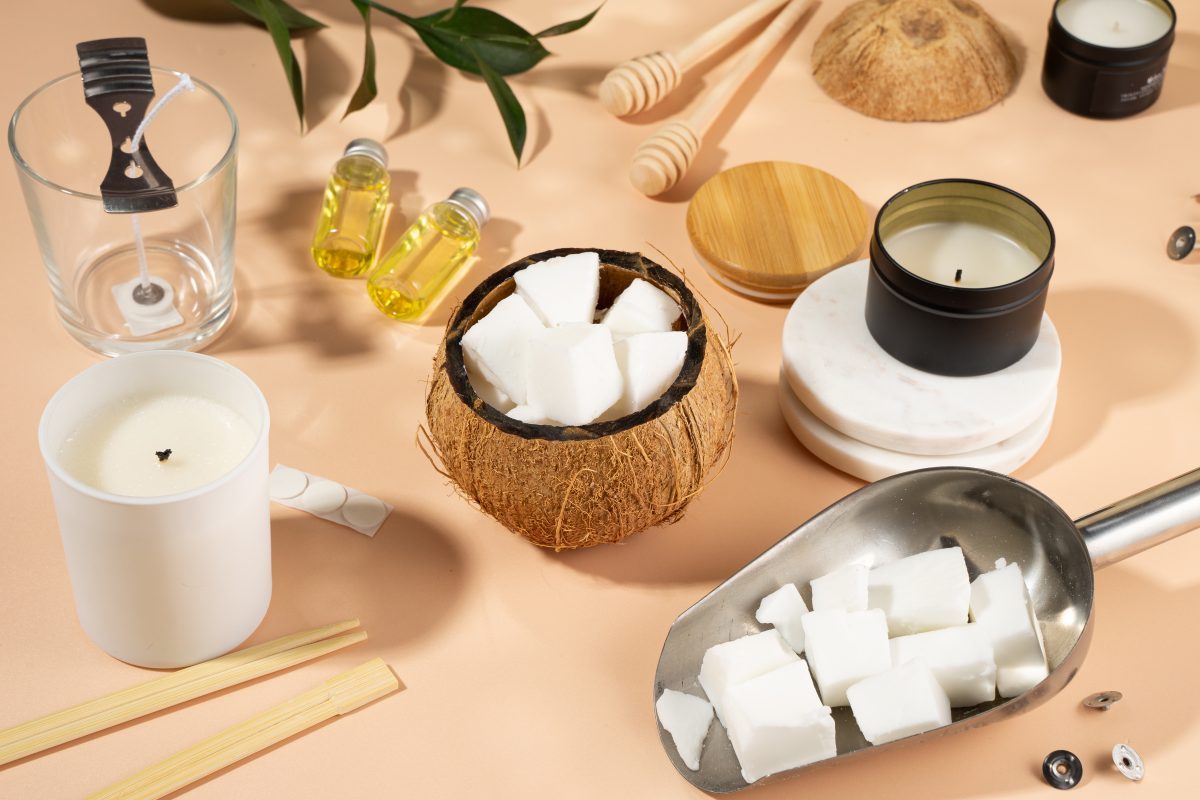 ingredients for making soy candles