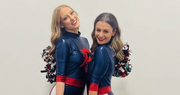 Griffith dancer bounces stereotypes in debut as Roosters cheerleader