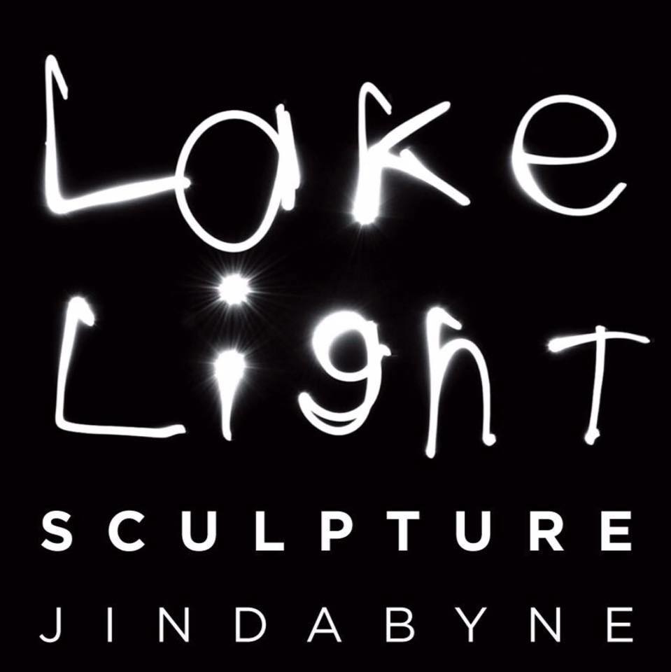 Lake Light Sculpture Jindabyne poster