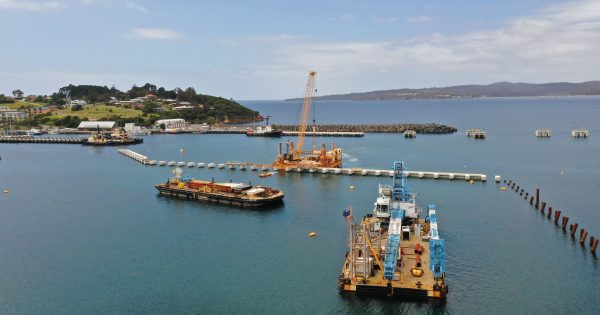 Eden wave wall nears completion, will provide 'safe harbour that was promised'