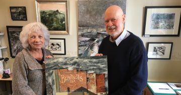 Prolific artist captures Goulburn’s heritage and tradies in a hurry