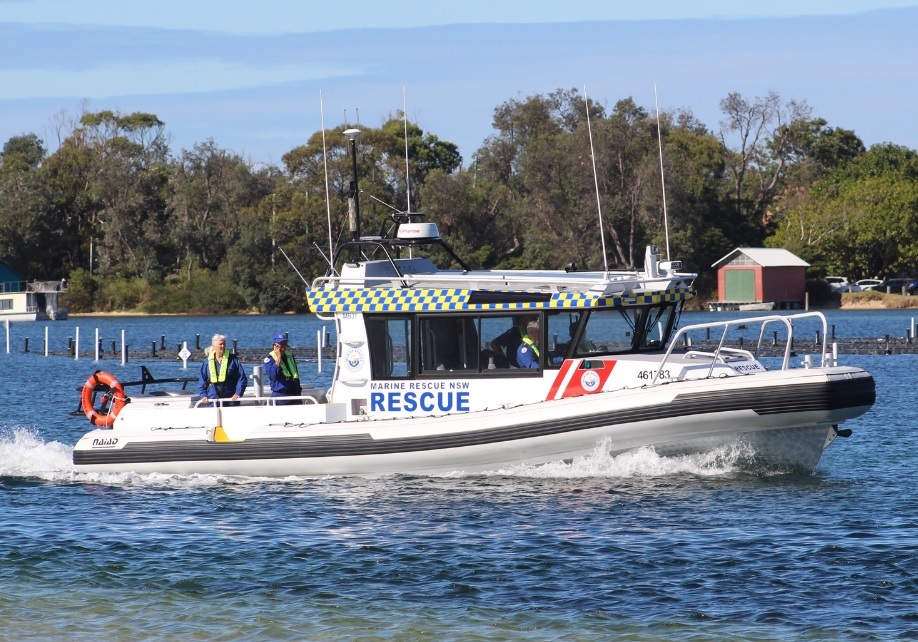 Marine Rescue NSW boat