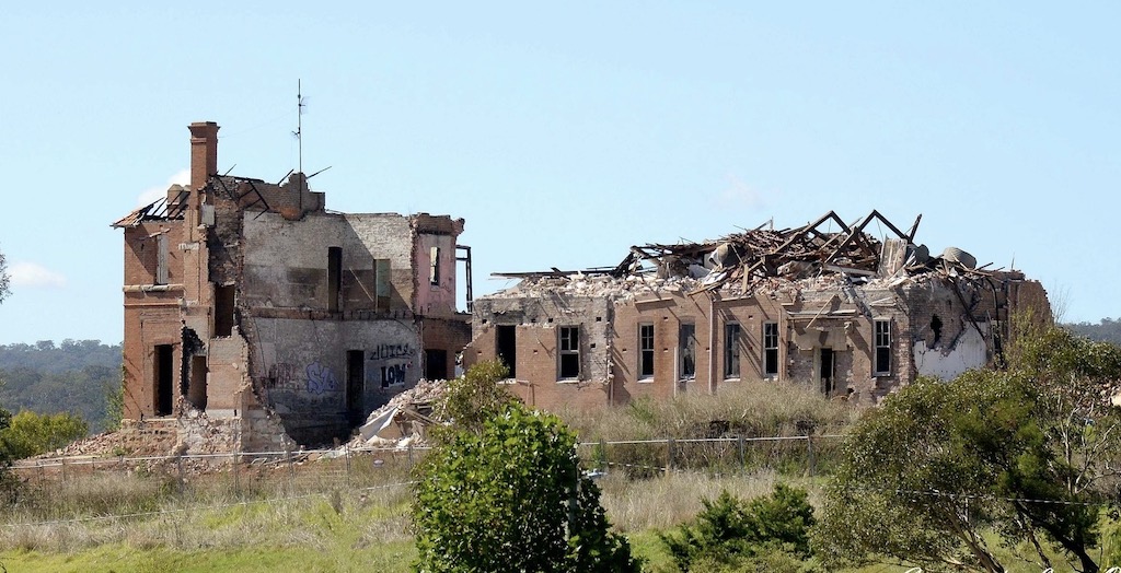 Demolition underway at the former St John’s Orphanage site