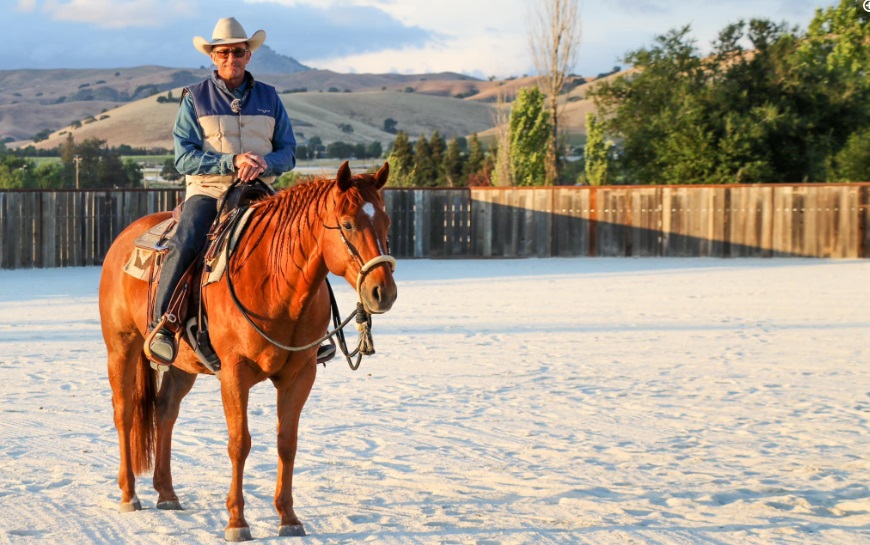 Man on horse